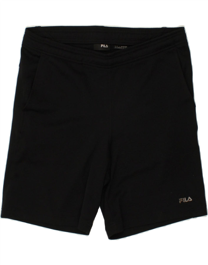 FILA Mens Sport Shorts Small Black Cotton | Vintage Fila | Thrift | Second-Hand Fila | Used Clothing | Messina Hembry 