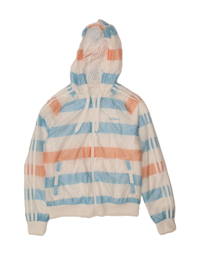 ADIDAS Womens Neo Label Reversible Jacket UK 10 Small Multicoloured Vintage Adidas and Second-Hand Adidas from Messina Hembry 