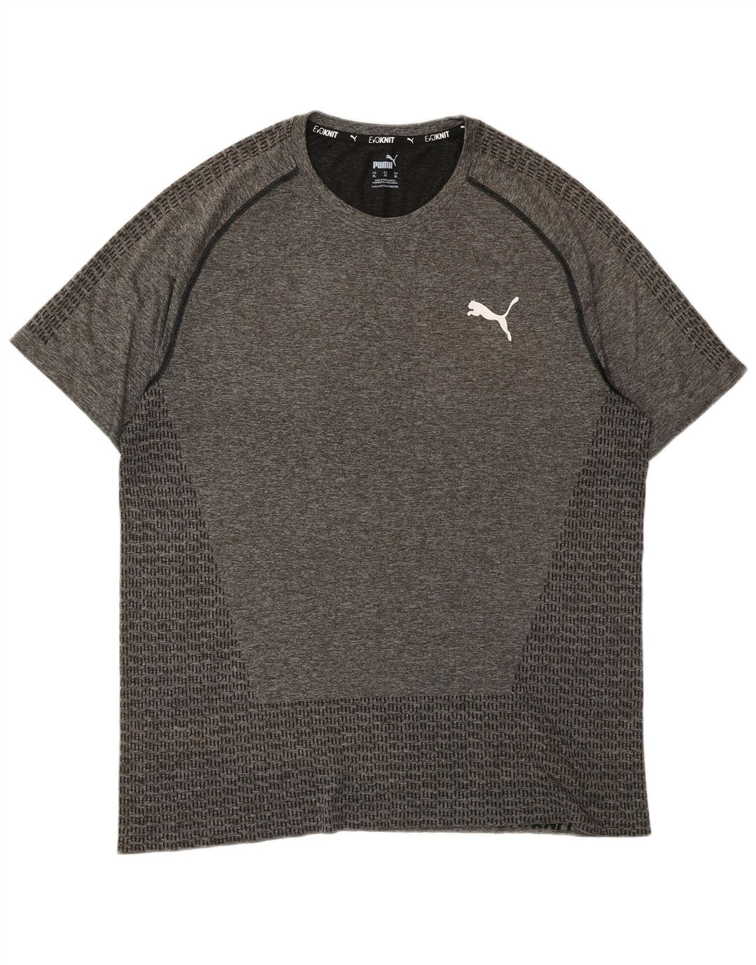 PUMA Mens T-Shirt Top XL Grey Flecked