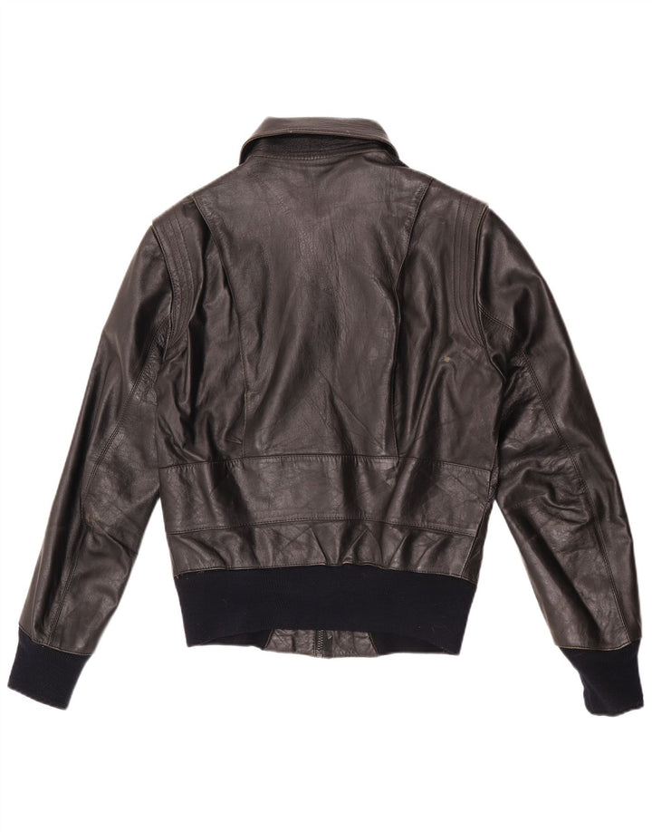 Vintage Mens Bomber Jacket UK 34 XS Black