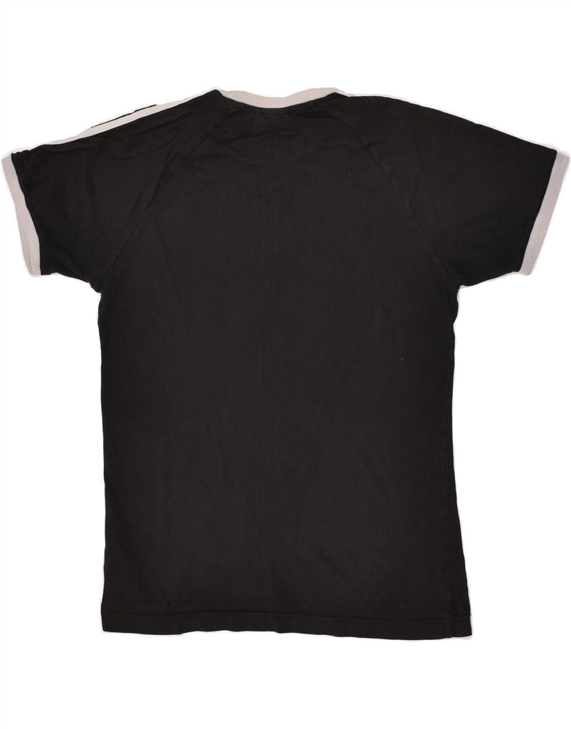 ADIDAS Mens T-Shirt Top Medium Black Cotton | Vintage Adidas | Thrift | Second-Hand Adidas | Used Clothing | Messina Hembry 