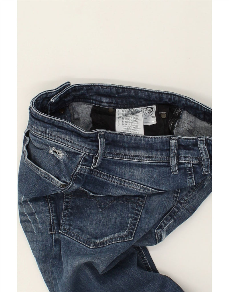DIESEL Womens Distressed Skinny Jeans W28 L30  Blue | Vintage Diesel | Thrift | Second-Hand Diesel | Used Clothing | Messina Hembry 