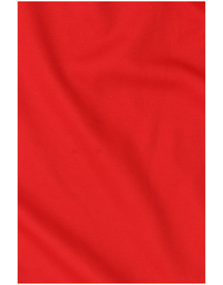 Tommy Hilfiger Mens Sweatshirt Jumper Large Red Colourblock Polyester