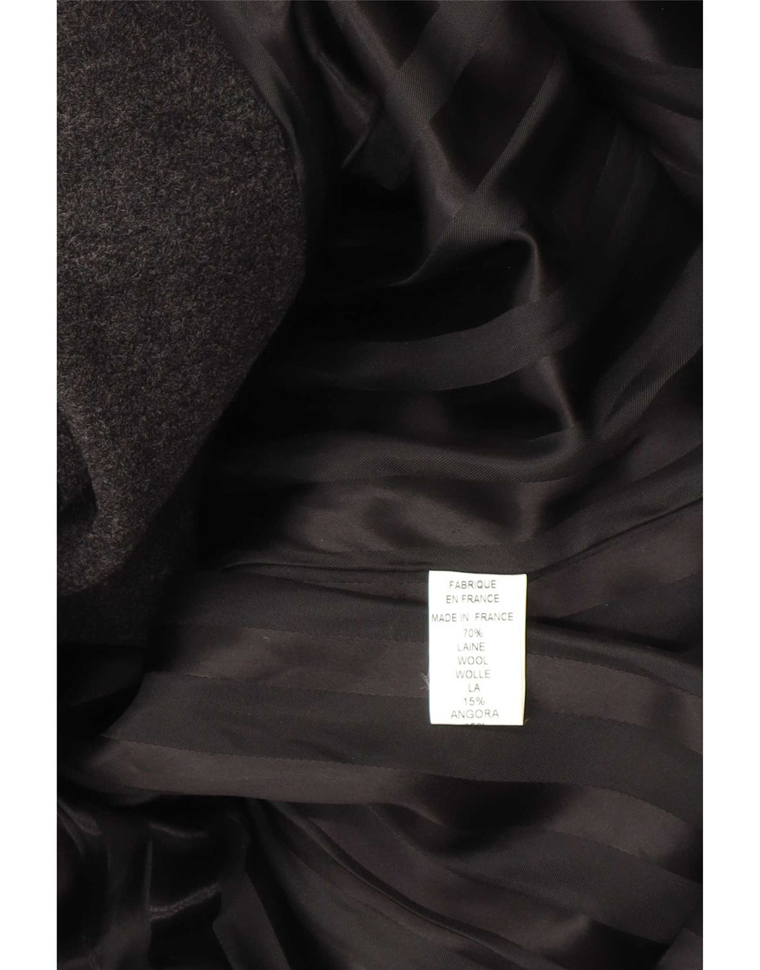 Vintage Womens Overcoat UK 10 Small Grey Wool