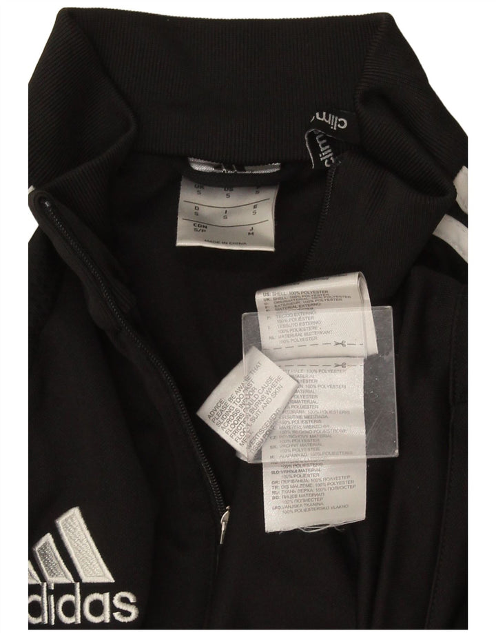 Adidas Mens Climacool Pullover Tracksuit Top Small Black Colourblock