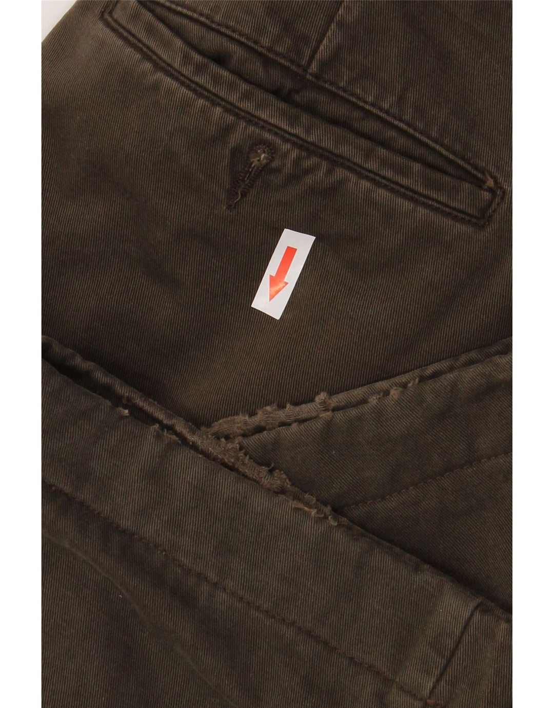 Burberry Mens Pegged Chino Trousers IT 50 Medium W32 L29 Brown Cotton