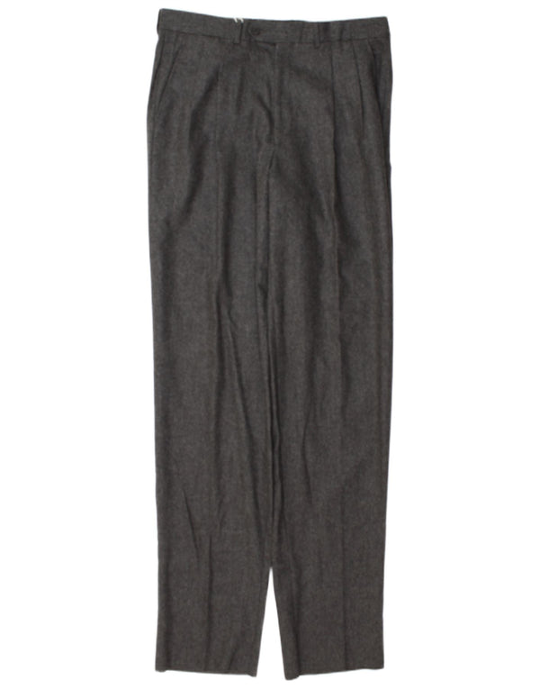 Basile Mens Pegged Suit Trousers IT 48 Medium W32 L37 Grey Wool