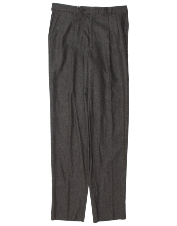 Basile Mens Pegged Suit Trousers IT 48 Medium W32 L37 Grey Wool