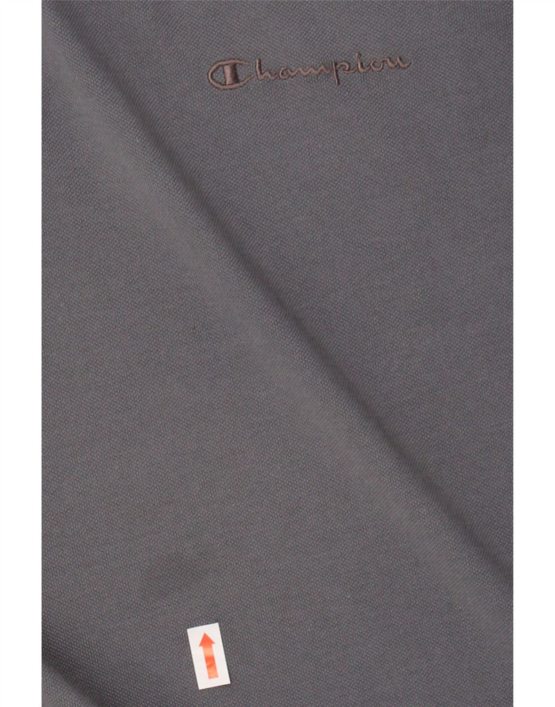 CHAMPION Mens Polo Shirt XL Grey Cotton Vintage Champion and Second-Hand Champion from Messina Hembry 