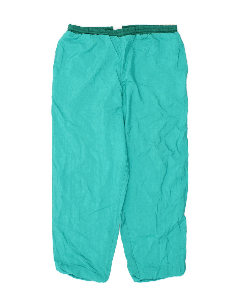 VINTAGE Mens Tracksuit Trousers XL  Turquoise Polyester Vintage Vintage and Second-Hand Vintage from Messina Hembry 