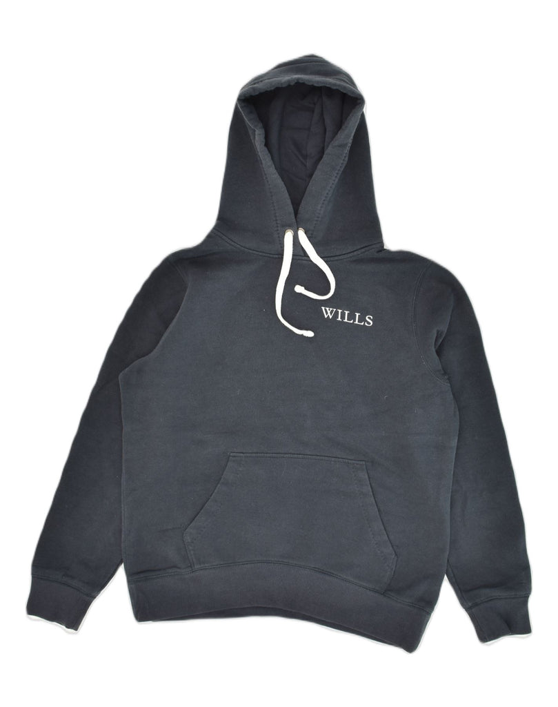 JACK WILLS Womens Hoodie Jumper UK 12 Medium  Black Cotton | Vintage Jack Wills | Thrift | Second-Hand Jack Wills | Used Clothing | Messina Hembry 