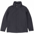 Slam Mens Hooded Windbreaker Jacket UK 36 Small Navy Blue Nylon