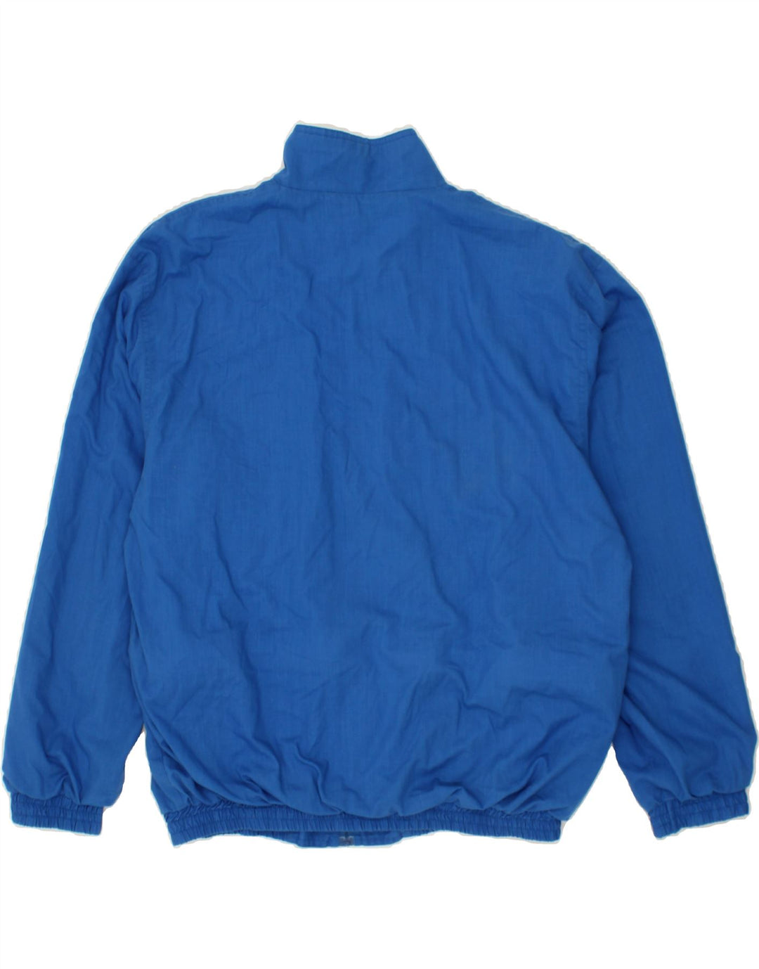 CLIQUE Mens Graphic Bomber Jacket UK 42 XL Blue Cotton Vintage Clique and Second-Hand Clique from Messina Hembry 