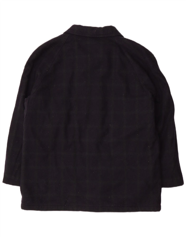 Dolomite Mens Overcoat IT 52 XL Navy Blue Wool