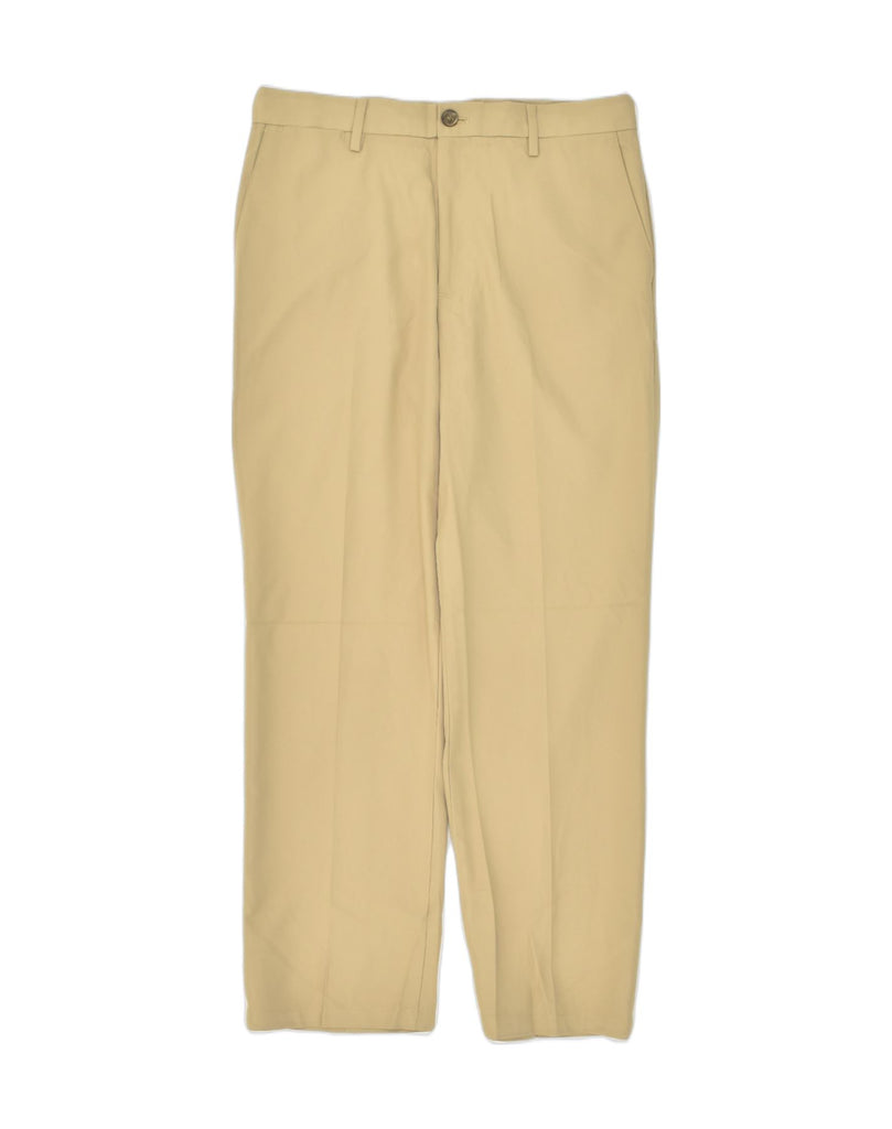 DOCKERS Mens Straight Chino Trousers W32 L30 Beige Polyester | Vintage Dockers | Thrift | Second-Hand Dockers | Used Clothing | Messina Hembry 