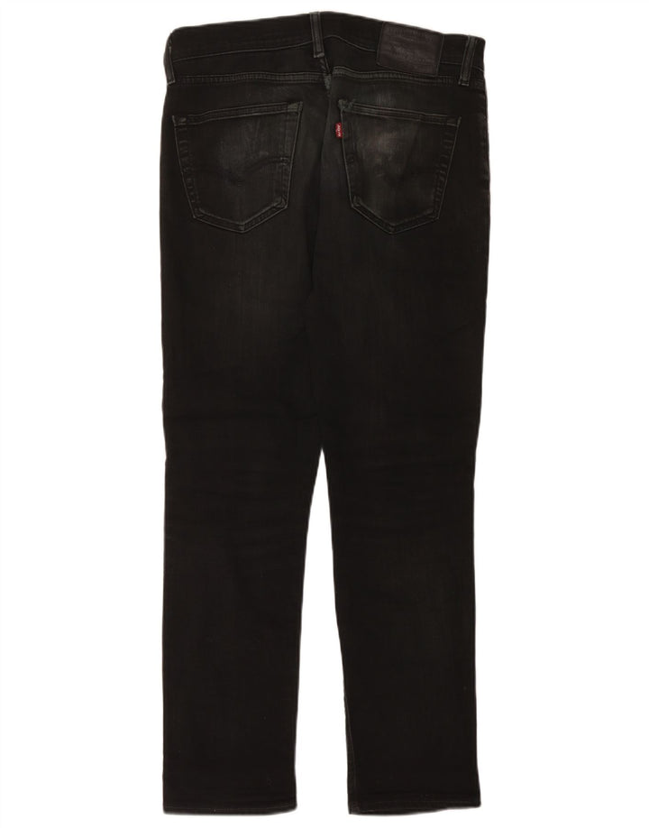Levi's Mens Slim Jeans W31 L29 Black Cotton