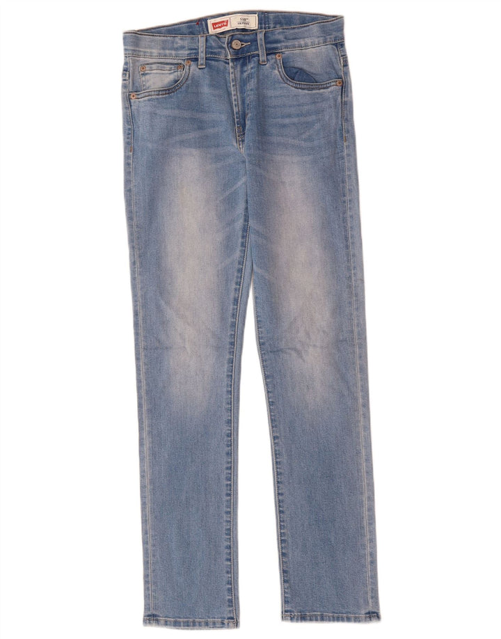 Levi's Boys 510 Straight Jeans 13-14 Years W28 L30 Blue Cotton