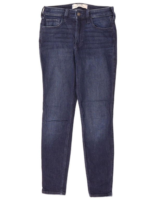 Hollister Womens Curvy High Rise Skinny Jeans US 4 Small W27 L28 Navy Blue