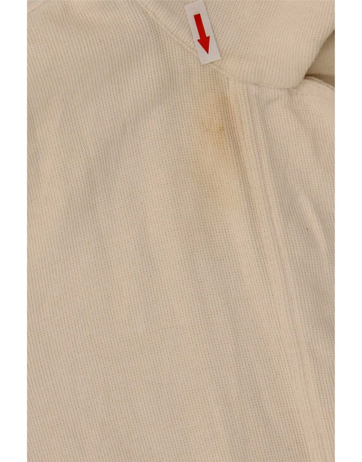 Ralph Lauren Womens Open Cardigan Sweater UK 14 Medium Beige