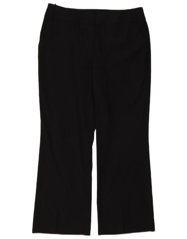 Marks & Spencer Womens Bootcut Casual Trousers UK 16 Large W36 L30 Black