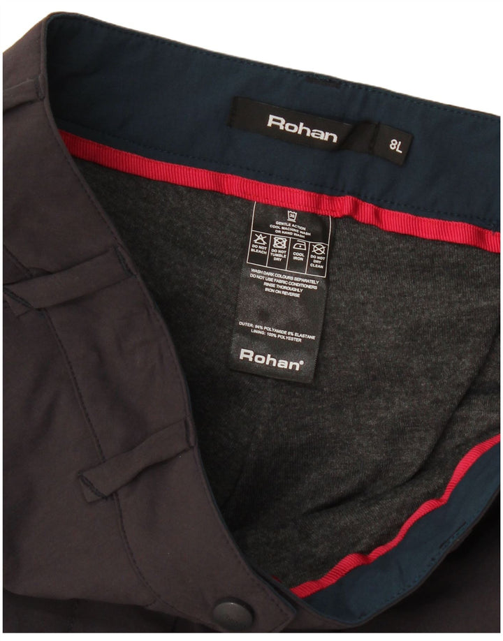 Rohan Womens Bootcut Chino Trousers UK 8 Small W30 L33 Grey Polyamide