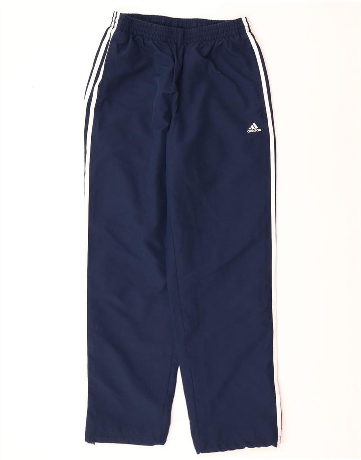 ADIDAS Mens Climalite Tracksuit Trousers Medium  Navy Blue Polyester