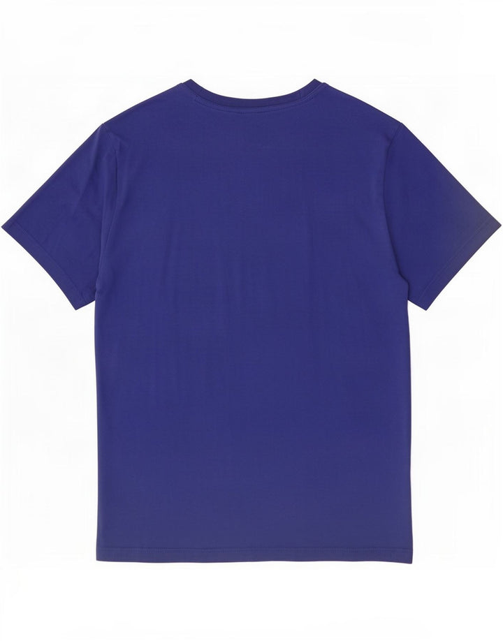 Reebok Mens Graphic T-Shirt Top Medium Blue Cotton