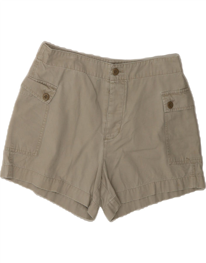 J. CREW Womens Casual Shorts US 6 Medium W28 Beige Cotton Vintage J. Crew and Second-Hand J. Crew from Messina Hembry 