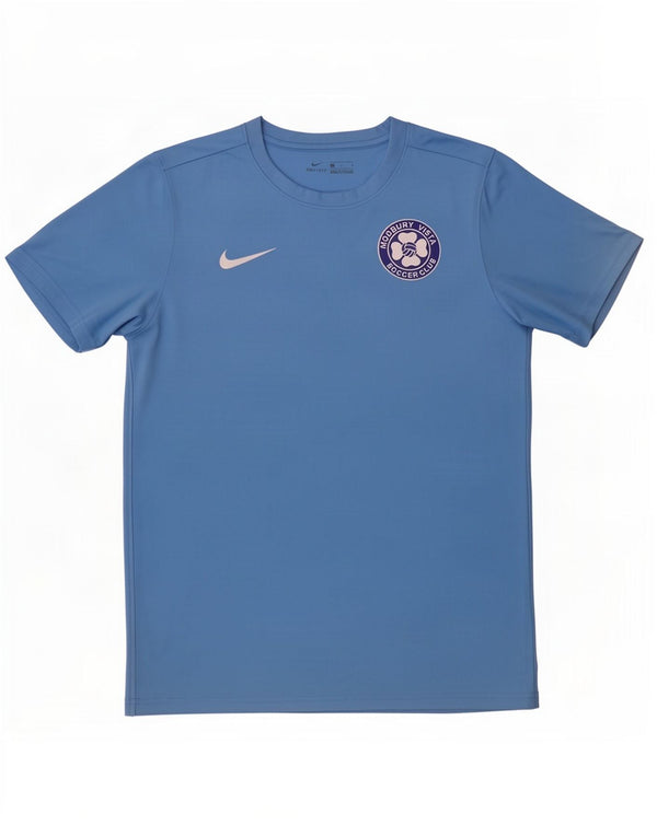 Nike Mens Modbury Vista Soccer Club Graphic T-Shirt Top Large Blue
