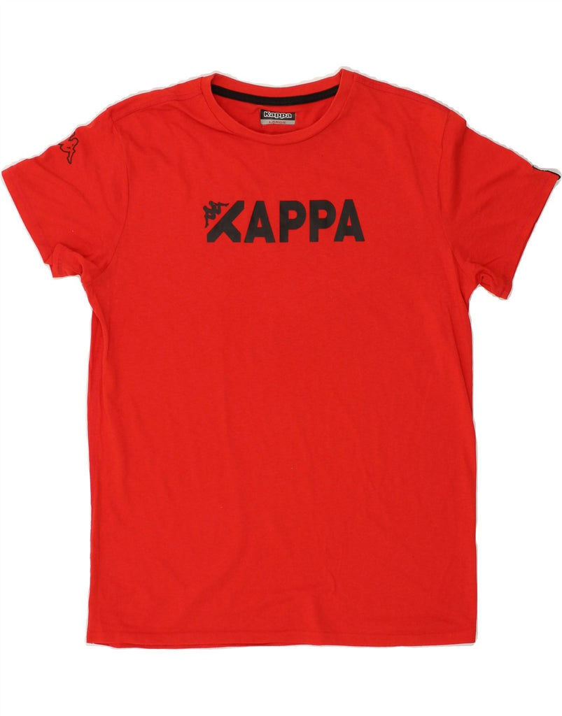 KAPPA Mens Graphic T-Shirt Top Large Red | Vintage Kappa | Thrift | Second-Hand Kappa | Used Clothing | Messina Hembry 