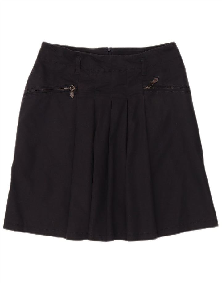 Zara Womens A-Line Skirt Medium W28  Navy Blue