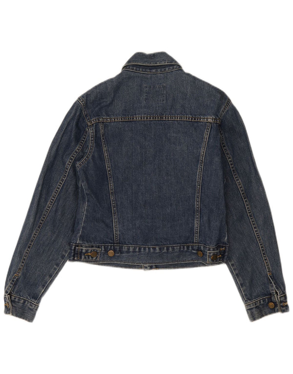 Lee Boys Crop Denim Jacket 8-9 Years Medium Blue Cotton
