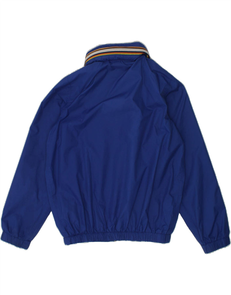 K-WAY Boys Hooded Rain Jacket 5-6 Years Blue Polyamide | Vintage K-Way | Thrift | Second-Hand K-Way | Used Clothing | Messina Hembry 