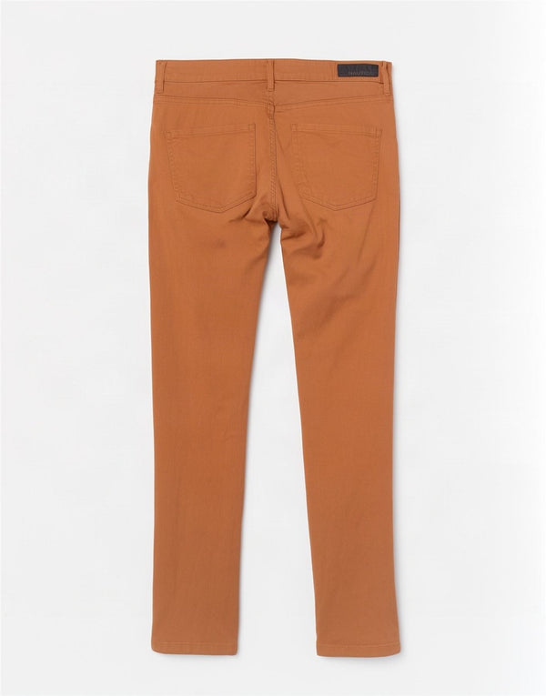 Nautica Boys Skinny Casual Trousers 15-16 Years W30 L30 Brown Cotton