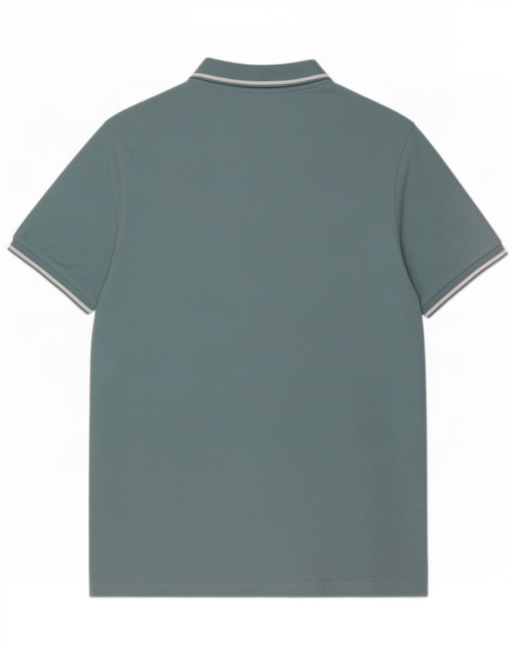Penguin Mens Polo Shirt 2XL Blue Cotton