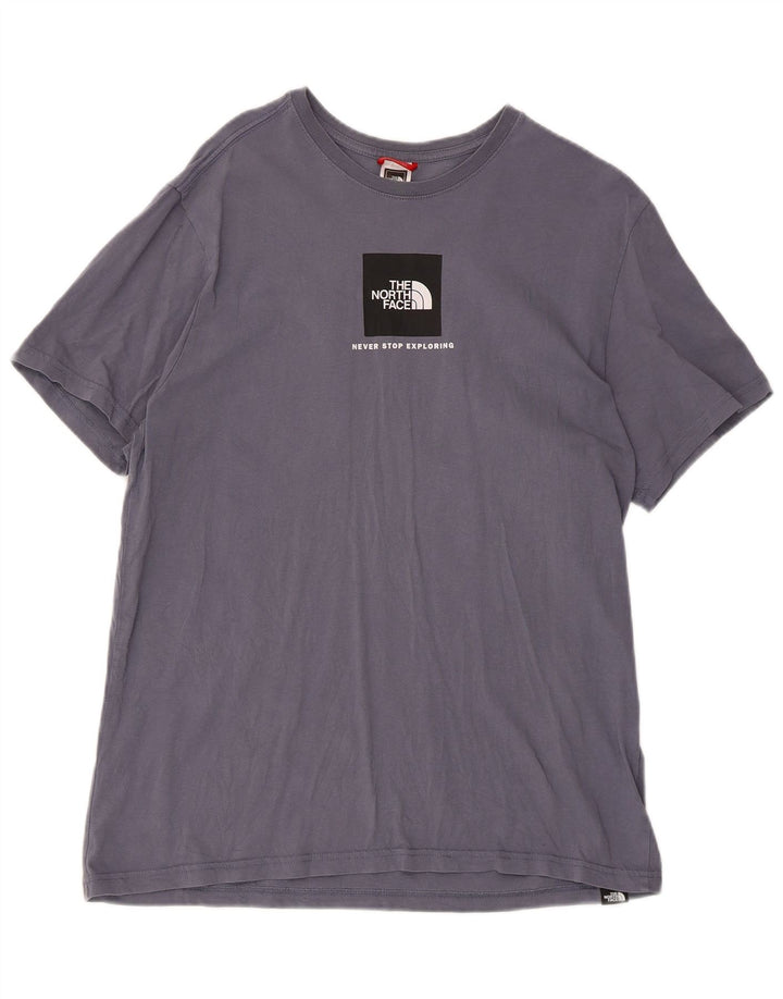 The North Face Mens Graphic T-Shirt Top Large Grey Cotton