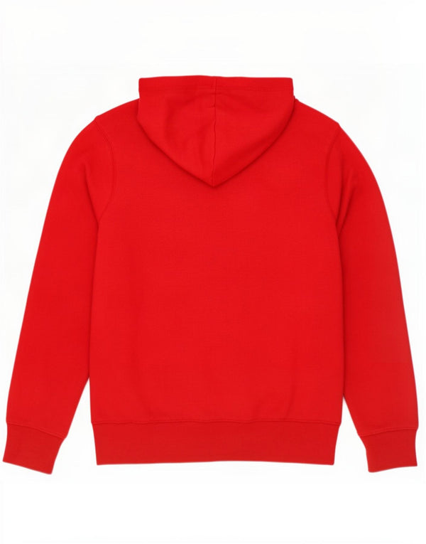 Levi's Boys Zip Hoodie Sweater 15-16 Years Red Polyester