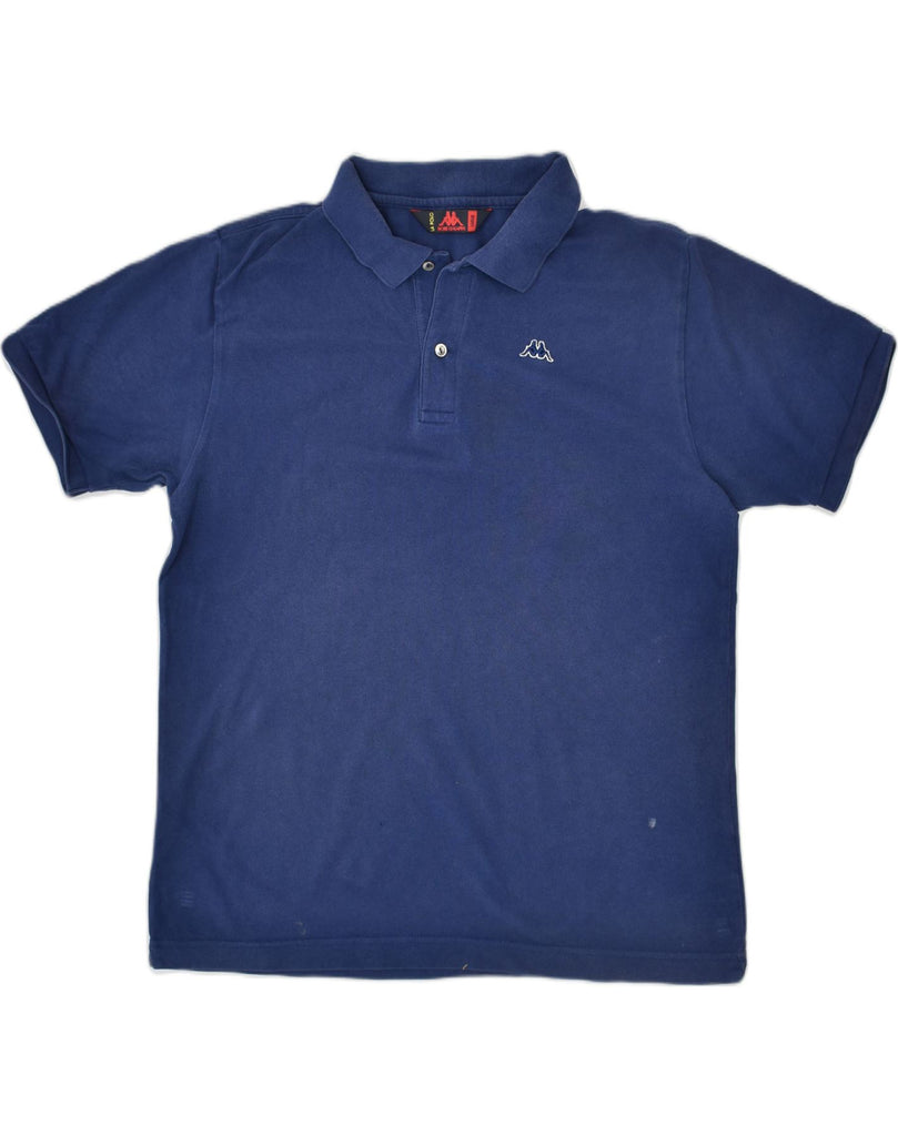 KAPPA Mens Polo Shirt Large Navy Blue Cotton | Vintage | Thrift | Second-Hand | Used Clothing | Messina Hembry 