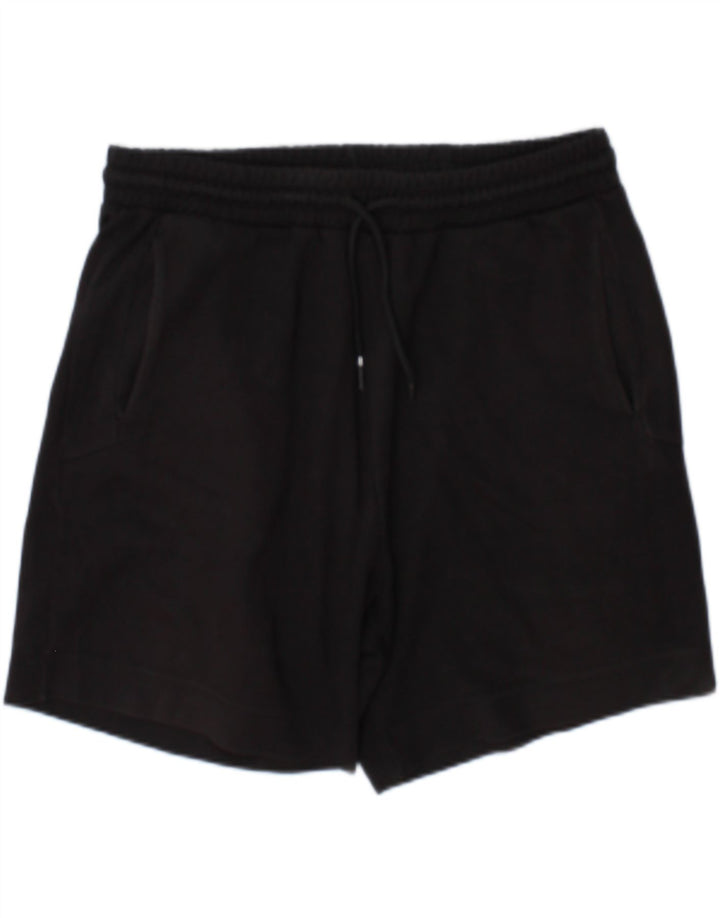 Zara Mens Sport Shorts XL  Black Cotton
