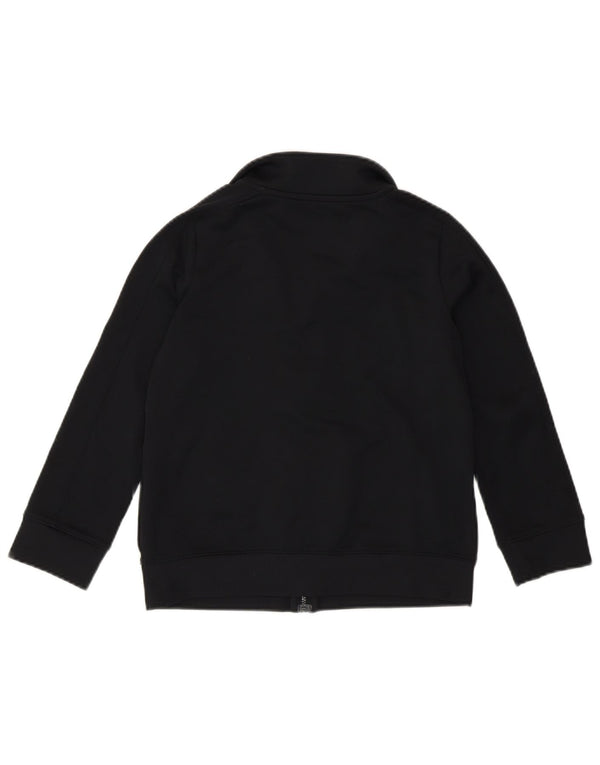 Under Armour Boys Tracksuit Top Jacket 7-8 Years Small Black Sports