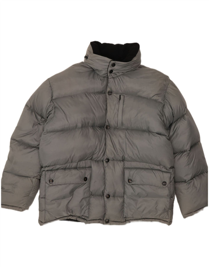 Mash Mens Hooded Padded Jacket UK 40 Large Grey