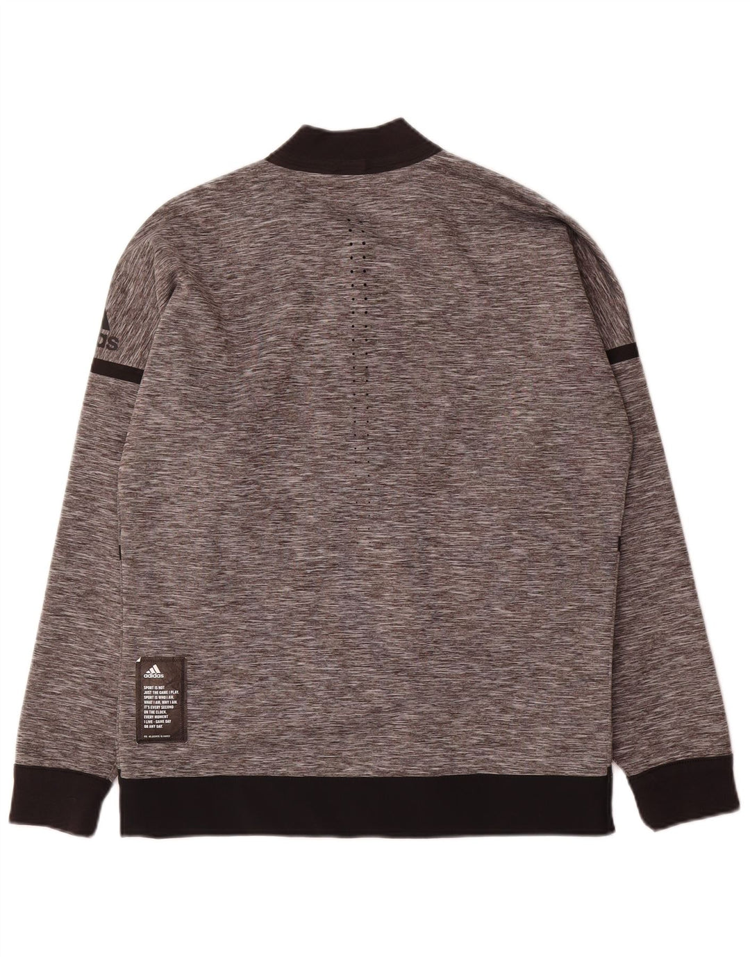 Adidas Mens Reversible Tracksuit Top Jacket Small Grey Colourblock