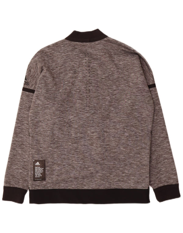 Adidas Mens Reversible Tracksuit Top Jacket Small Grey Colourblock