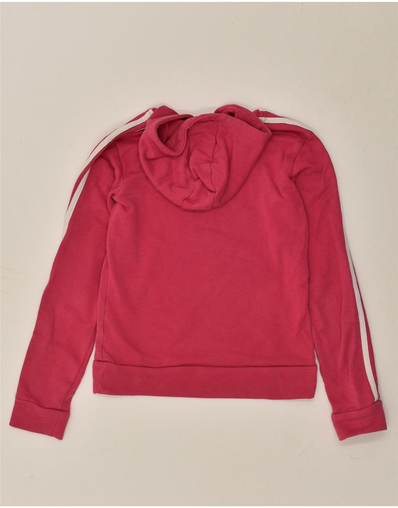 ADIDAS Girls Hoodie Jumper 13-14 Years XL Pink Cotton | Vintage Adidas | Thrift | Second-Hand Adidas | Used Clothing | Messina Hembry 