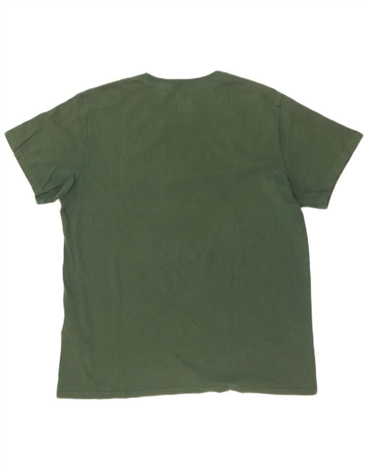 Levi's Mens Standard Fit T-Shirt Top Large Green Cotton