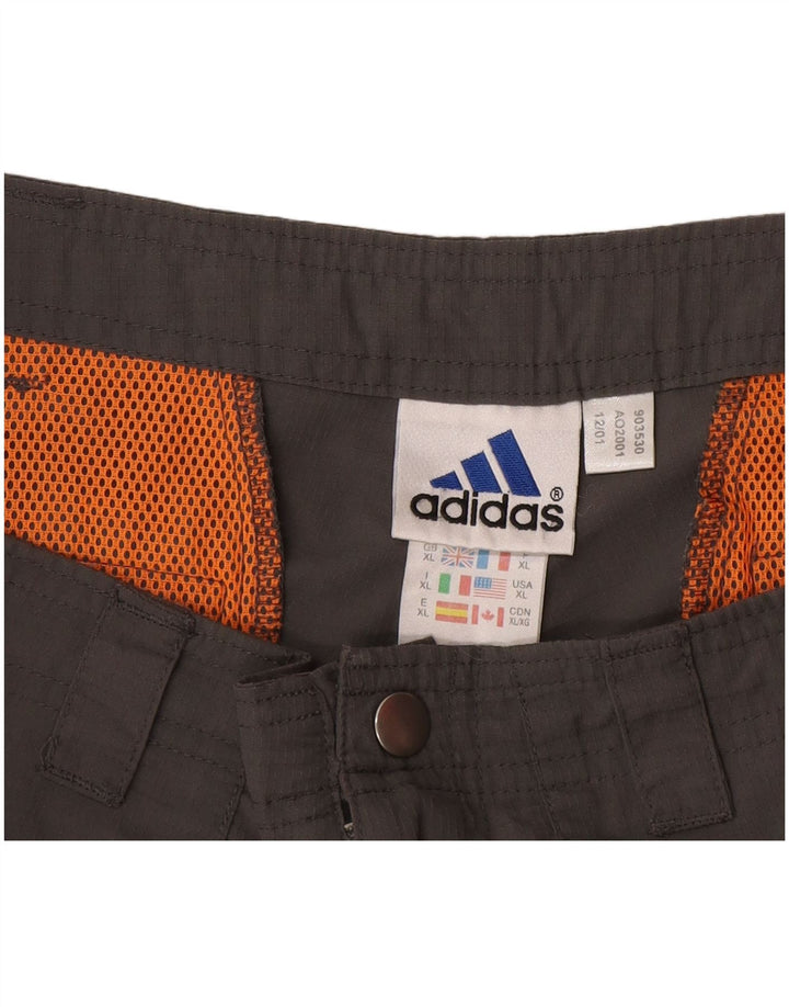 Adidas Mens Casual Shorts XL W38  Grey Polyester