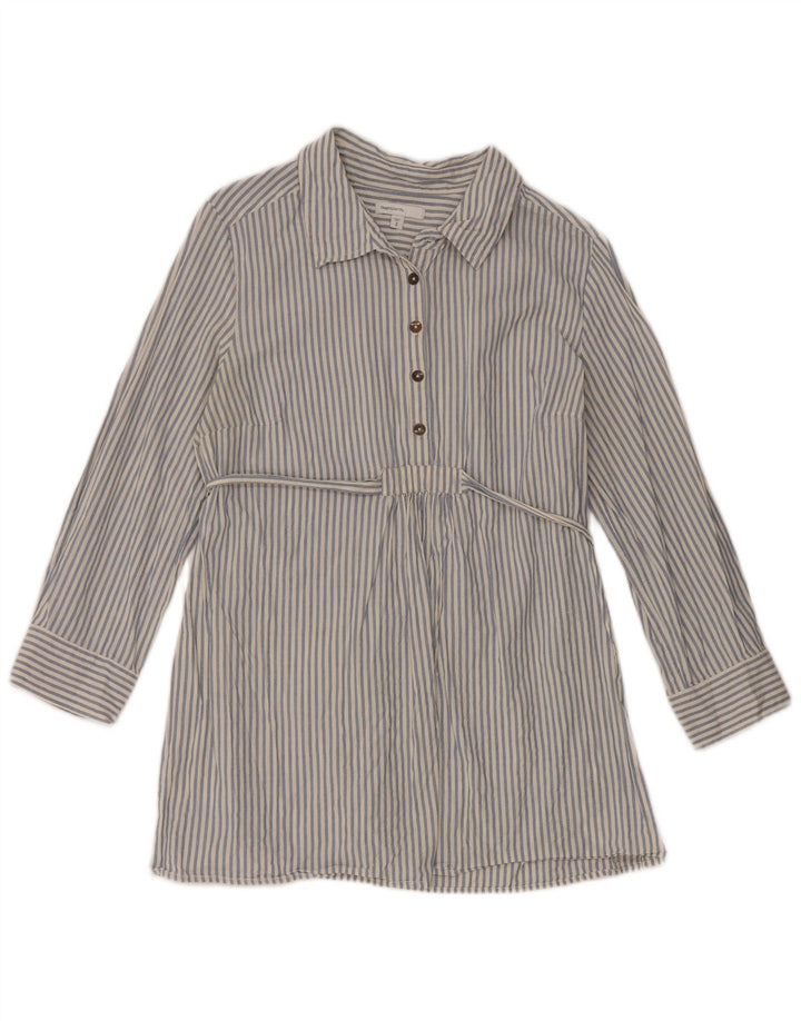 Gap Womens Maternity 3/4 Sleeve Pullover Shirt UK 10 Small Blue Striped