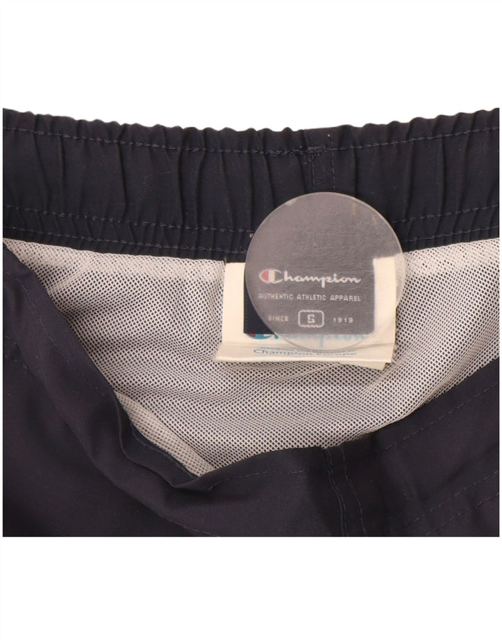 Champion Mens Swimming Shorts Small  Navy Blue Polyester