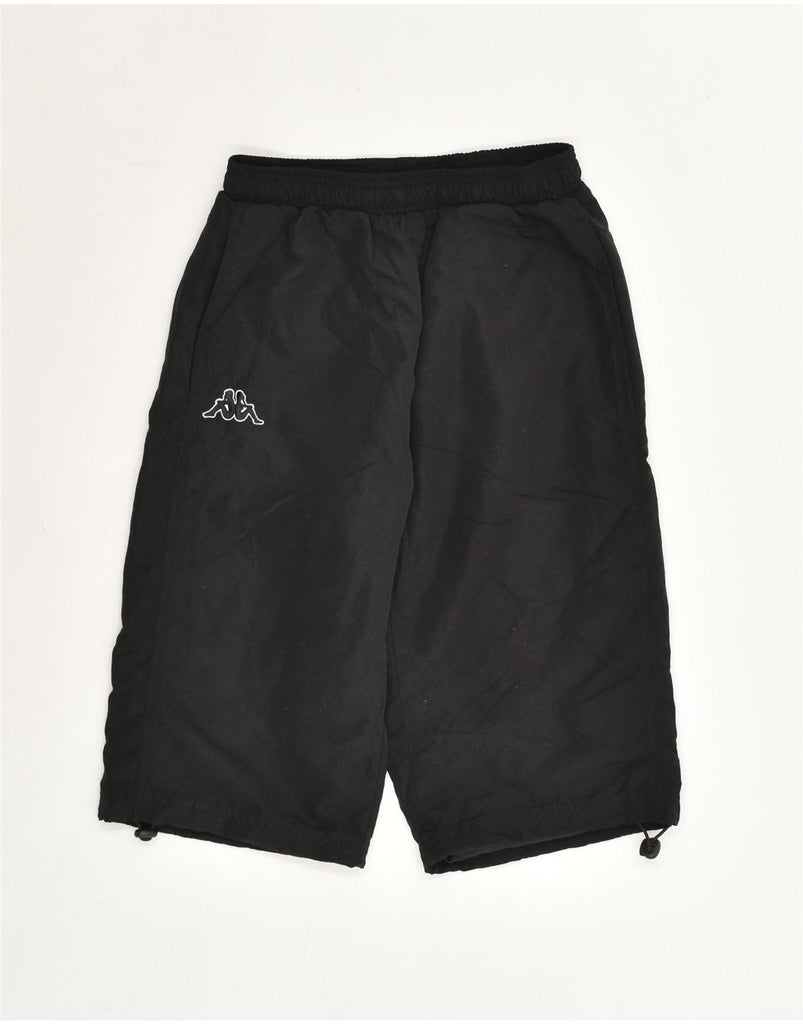 KAPPA Boys Bermuda Sport Shorts 13-14 Years Black | Vintage Kappa | Thrift | Second-Hand Kappa | Used Clothing | Messina Hembry 