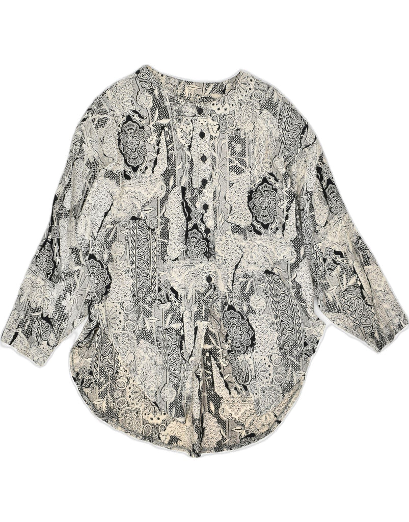 VINTAGE Womens Shirt Blouse UK 20 2XL Multicoloured Paisley | Vintage | Thrift | Second-Hand | Used Clothing | Messina Hembry 